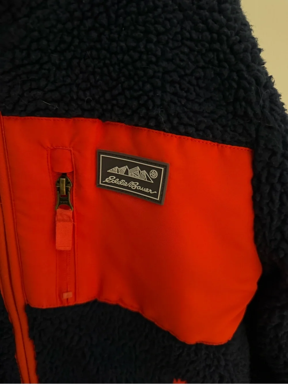 Eddie Bauer plush navy
